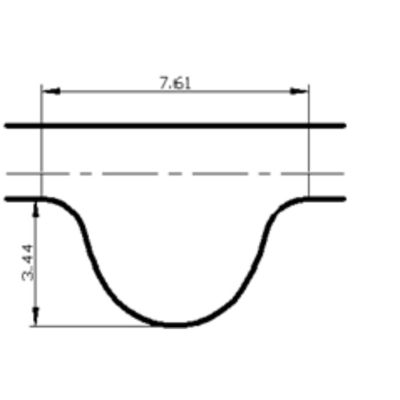 Ремень ГРМ 132RU26