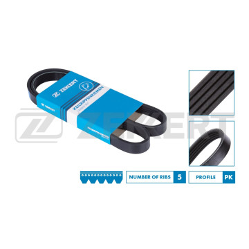 Ремень поликлиновой BMW 3 (E46) 00- Z3 (E36) 01- Citroen Xsara 97- Saxo 96- Opel Omega B 01- To