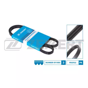 Ремень поликлиновой Toyota Allion (T240) 01- Premio (T240) 01- Probox (P50) 02- Nissan Skyline (R