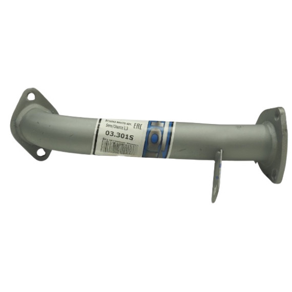 Вставка вместо катализатора (вертикального) Chevrolet Lanos