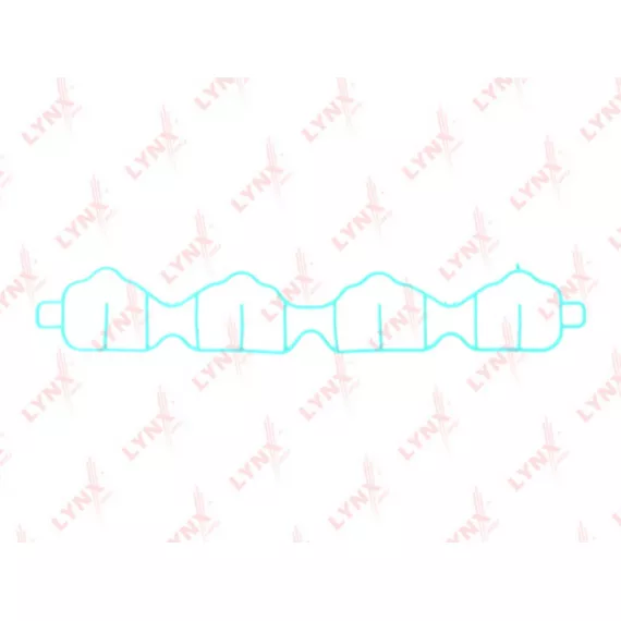Прокладка впускного коллектора CHEVROLET Aveo/Kalos 1.4-1.6 05> / Cruze 1.6 09> DAEWOO Nexia 1.6 97