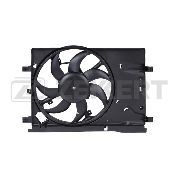 Вентилятор радиатора с кожухом Opel Corsa D 06-