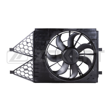 Вентилятор радиатора с кожухом VW Polo V 10- Skoda Rapid (NH3 NK3 NK6) 12- Fabia (542) 07-