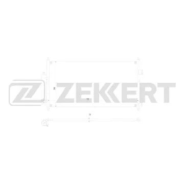 Радиатор кондиционера Nissan X-Trail (T30) 01-
