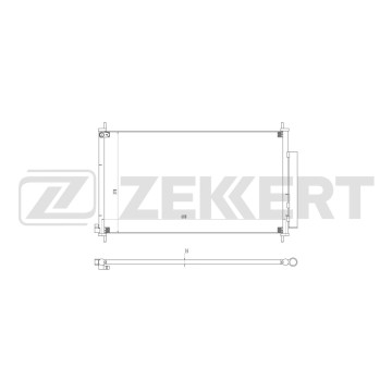 Радиатор кондиционера Honda CR-V IV 12-