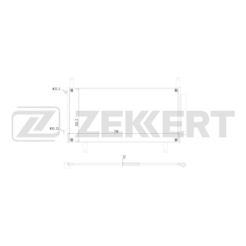 Радиатор кондиционера Honda CR-V V 16-