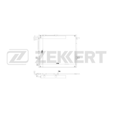 Радиатор кондиционера MB M-Class (W164) 05- GL-Class (X164) 06- R-Class (W251 V251) 05-