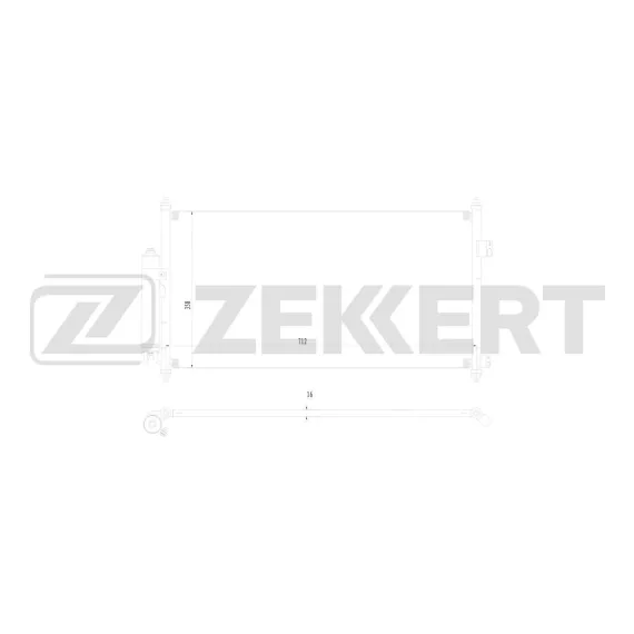 Радиатор кондиционера Nissan X-Trail (T30) 01-