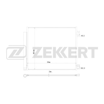 Радиатор кондиционера Renault Espace V 15-
