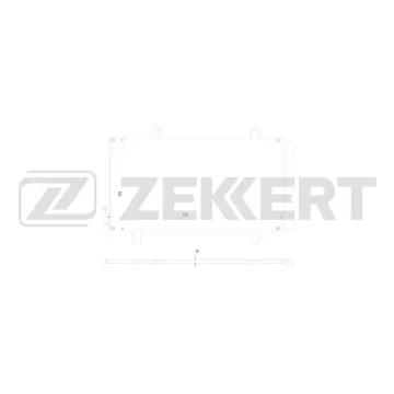 Радиатор кондиционера Toyota Camry (V40) 06- Lexus ES (V4) 06-