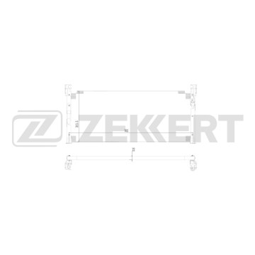 Радиатор кондиционера Toyota Rav 4 (A10) 94-