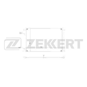 Радиатор кондиционера Toyota Rav 4 (A50 H50) 18- Camry (V70 VA70 VH70) 17-