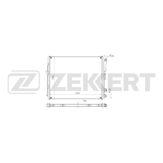 Радиатор охлаждения двигателя BMW 4 (G22 G82) 20- Z4 (G29) 18-