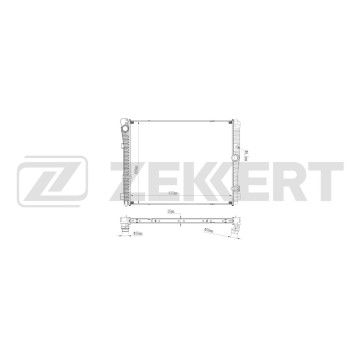 Радиатор охлаждения двигателя BMW 4 (G22 G82) 20- Z4 (G29) 18-