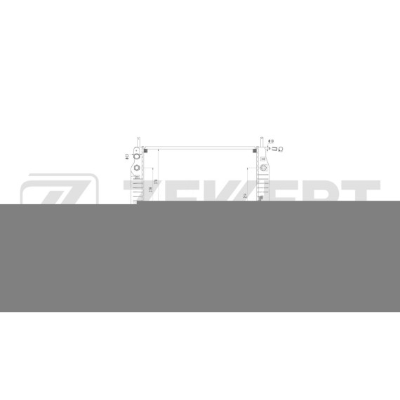 Радиатор охлаждения двигателя Ford Mondeo I II 93- Cougar 98-