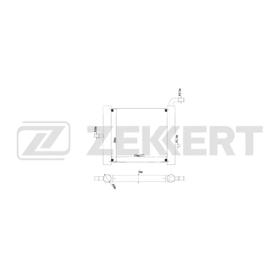 Радиатор охлаждения двигателя LR Range Rover IV 12- Range Rover Sport II 13- Discovery V 16-
