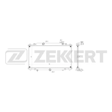 Радиатор охлаждения двигателя Mazda 6 II III 12-