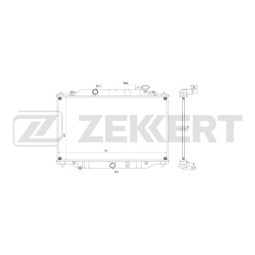 Радиатор охлаждения двигателя Mazda CX-5 11-