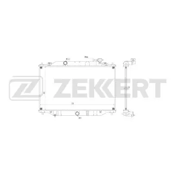 Радиатор охлаждения двигателя Mazda CX-5 11-