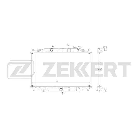 Радиатор охлаждения двигателя Mazda CX-5 11-