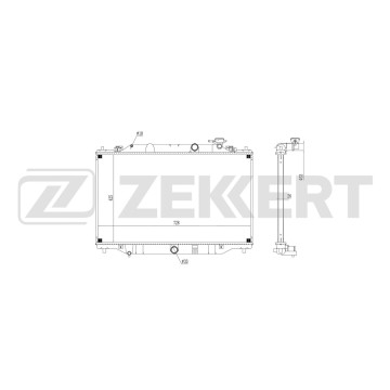 Радиатор охлаждения двигателя Mazda CX-5 12-