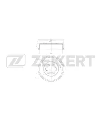 Барабан тормозной Nissan Pathfinder (R50) 95- Pick Up (D21/22) 96- Navara (D22) 01-