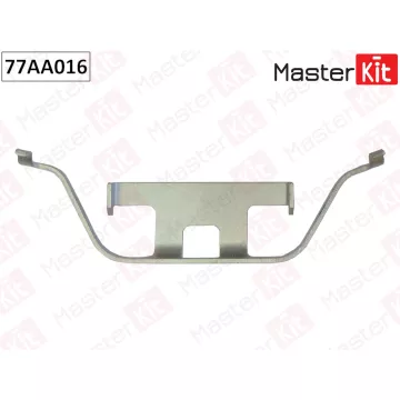 77AA016 Комплект установочный тормозных колодок BMW X1 (E84) 2009 - 2015 X3 (E83) 2003 - 2011 X5 (