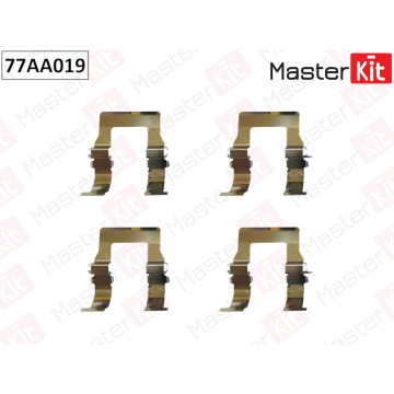 77AA019 Комплект установочный тормозных колодок Mitsubishi L 200 (K7_T K6_T) 1996 - 2007 OUTLANDER