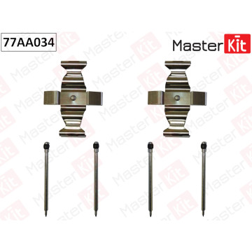 77AA034 Комплект установочный тормозных колодок Mercedes-Benz C-CLASS (W203) 2000 - 2007