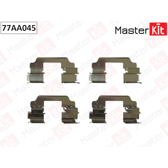 77AA045 Комплект установочный тормозных колодок BMW 5 (F10) 2009 - 2016 X3 (F25) 2010 - 2017