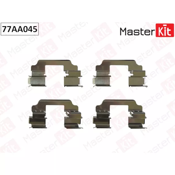 77AA045 Комплект установочный тормозных колодок BMW 5 (F10) 2009 - 2016 X3 (F25) 2010 - 2017
