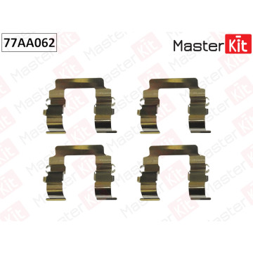 77AA062 Комплект установочный тормозных колодок Mitsubishi L 200 (K7_T K6_T) 1996 - 2007