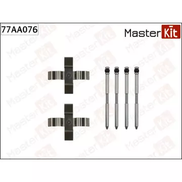 77AA076 Комплект установочный тормозных колодок VW TOUAREG (7LA 7L6 7L7) 2002 - 2013
