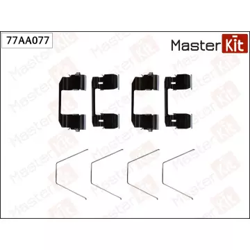 77AA077 Комплект установочный тормозных колодок Honda CR-V II (RD_) 2001 - 2007
