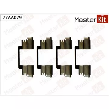 77AA079 Комплект установочный тормозных колодок Mercedes-Benz GLK-CLASS (X204) 2008 -