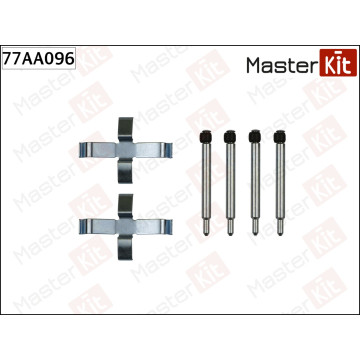 77AA096 Комплект установочный тормозных колодок Volvo V70 I (875 876) 1995 - 2000