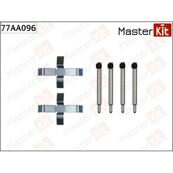 77AA096 Комплект установочный тормозных колодок Volvo V70 I (875 876) 1995 - 2000