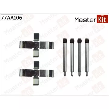 77AA106 Комплект установочный тормозных колодок Mercedes-Benz E-CLASS (W210) 1995 - 2003