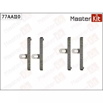 77AA110 Комплект установочный тормозных колодок VW PASSAT (3A2 35I) 1988 - 1997