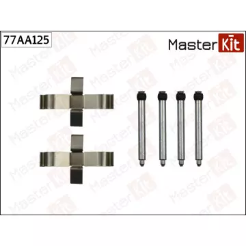 77AA125 Комплект установочный тормозных колодок Opel OMEGA A (V87) 1986 - 1994