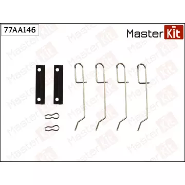 77AA146 Комплект установочный тормозных колодок Renault CLIO II (BB_ CB_) 1998 -