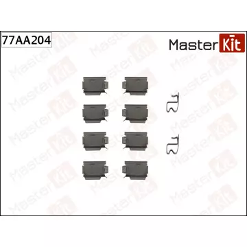 77AA204 Комплект установочный тормозных колодок Dodge JOURNEY 2008 -