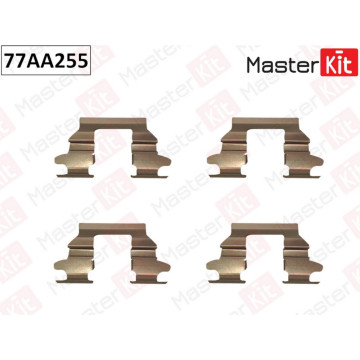 77AA255 Комплект установочный тормозных колодок Nissan MURANO II (Z51) 2007 - 2014
