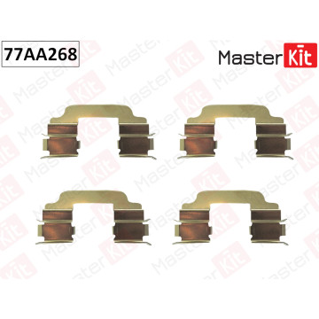 77AA268 Комплект установочный тормозных колодок Renault DUSTER 2010 -