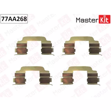 77AA268 Комплект установочный тормозных колодок Renault DUSTER 2010 -