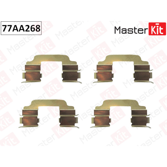 77AA268 Комплект установочный тормозных колодок Renault DUSTER 2010 -