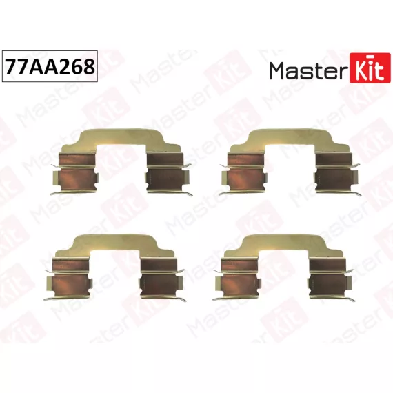77AA268 Комплект установочный тормозных колодок Renault DUSTER 2010 -