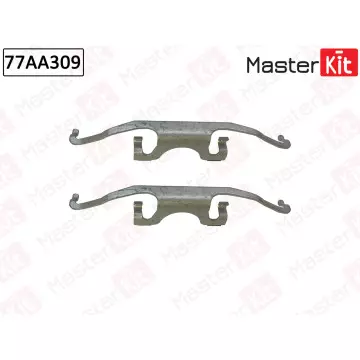 77AA309 Комплект установочный тормозных колодок перед. BMW 5 (E39) 1995 - 2003