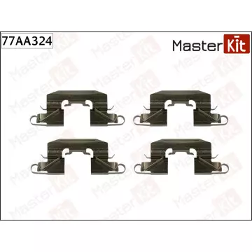 77AA324 Комплект установочный тормозных колодок Mazda CX-7 (ER) 2006 - 2014