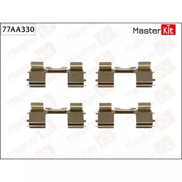 77AA330 Комплект установочный тормозных колодок Fiat DUCATO (250_ 290_) 2006 -